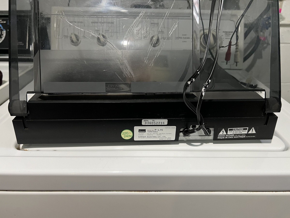 Sansui P-L75 Fully Automatic Direct Drive Turntable SEE