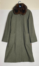 Vintage Coat Womens Wool Blend Balmacaan Raglan Timeless Mob Wife Lux