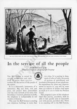 1929 AT&T Bell System Telephone Vintage Collectible Print Ad Decor Idea! (395)