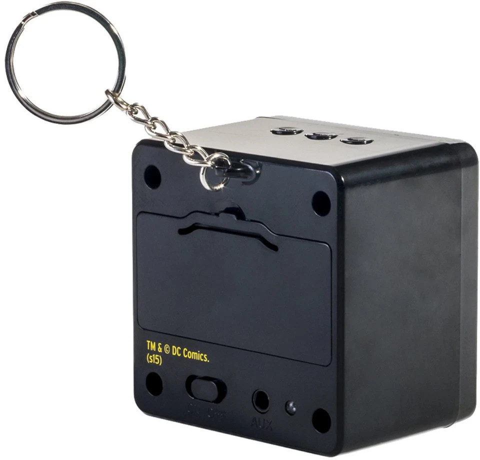 iHip Batman Bluetooth Portátil Inalámbrico Recargable Altavoz Llavero DC Comics Foto 4 de 4