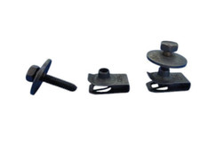 FIT CHEVROLET CAR BODY FENDER PROTECTOR PLATE FASTENER SCREW/U-CLAMP TRIM CLIPS