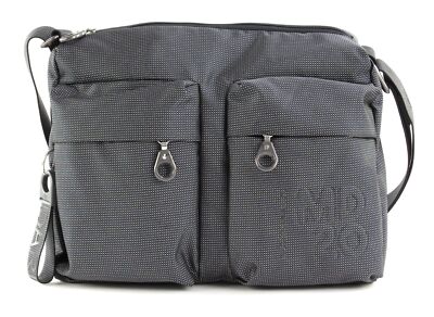 MANDARINA DUCK MD20 Crossover Zip M Umhängetasche Schultertasche Steel