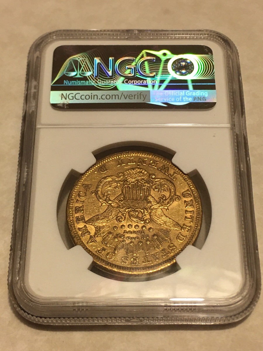 1868-S $20 NGC XF45 Liberty Double Eagle Gold Coin very good