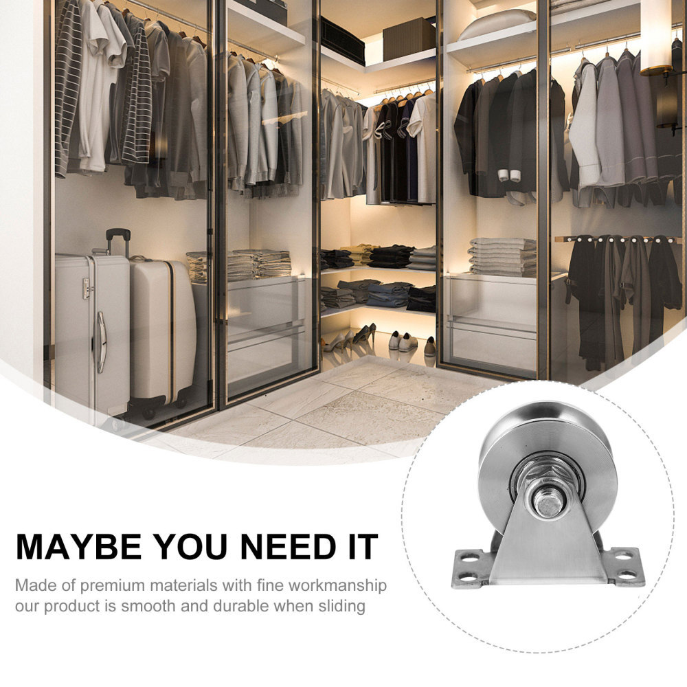 U Groove Pulley Wheel Single Sheave Crane Block Multifunction eBay