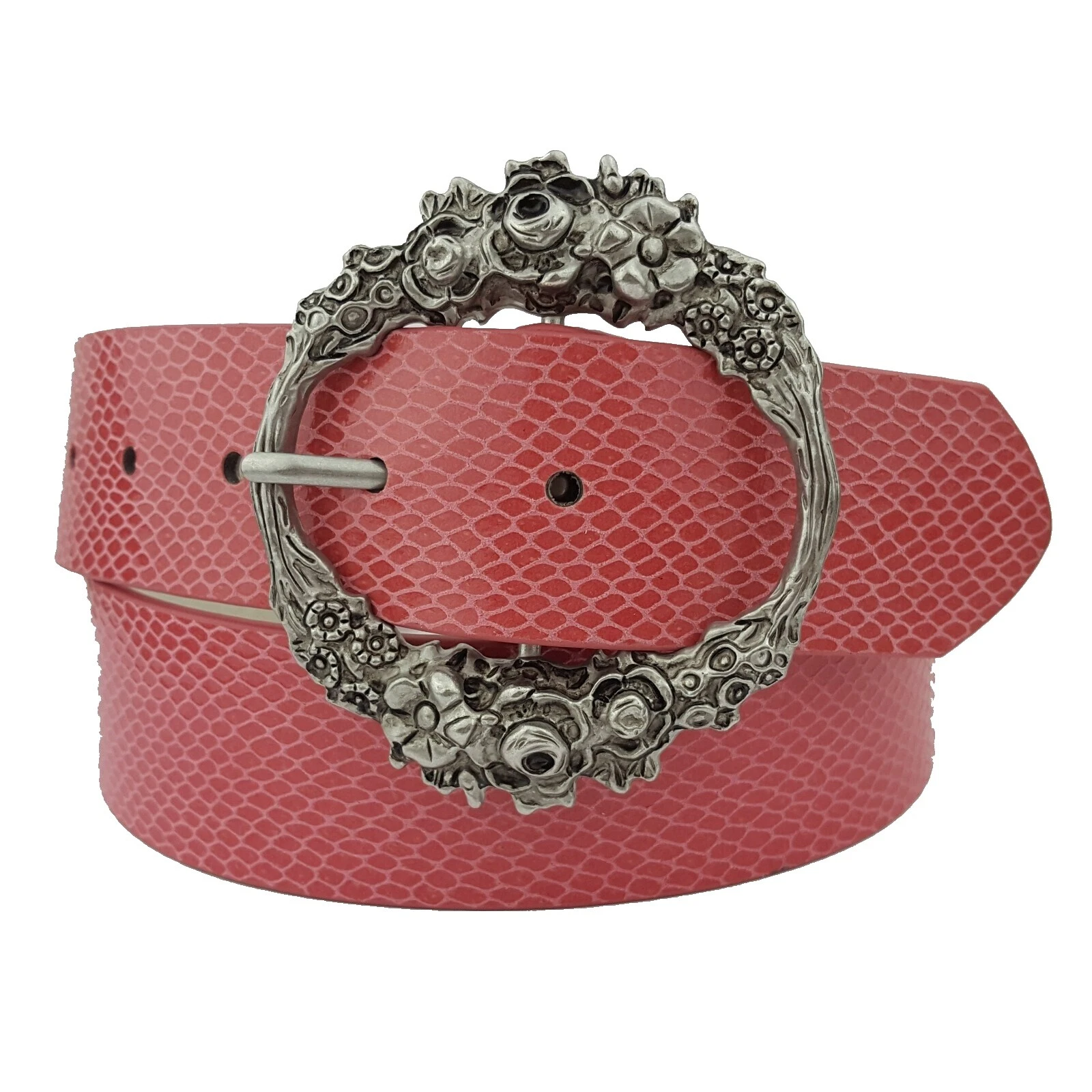 Cinturones para mujer de cuero con estampado de animales