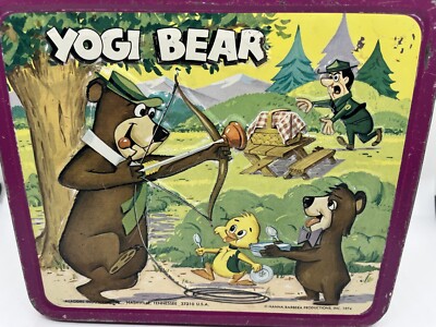 Vintage 1974 Yogi Bear & Friends Metal Lunchbox | eBay