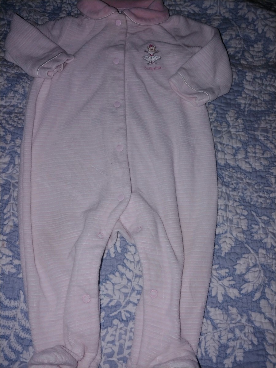 Emporio Baby Girls 6/9 One Footed Striped One Cute