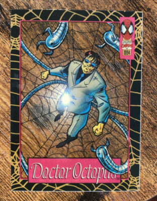 1994 AMAZING SPIDER-MAN 1ST ED. SUSPENDED ANIMATION CARD ( 9/12 ) DR OCTOPUS 
