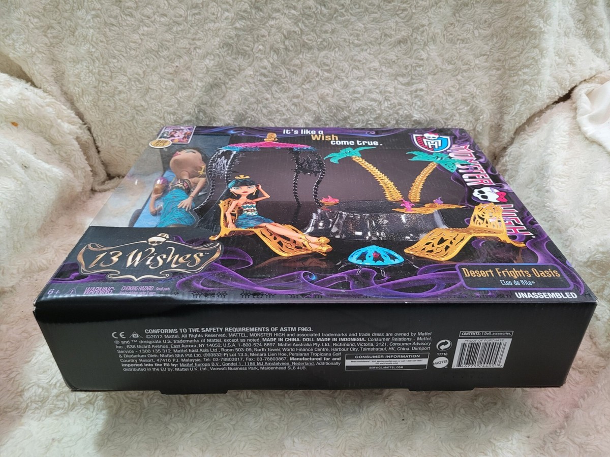 Monster High 13 Wishes Cleo de Nile Desert Frights Oasis Doll