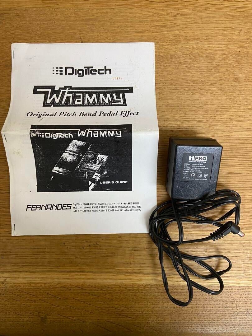 DigiTech WHAMMY WH-1 guiter pedal with adapter From Japan DigiTech WHAMMY WH-1 guiter pedal with adapter From Japan