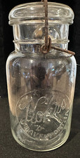 Kohrs Davenport embossed Mason wire side quar...