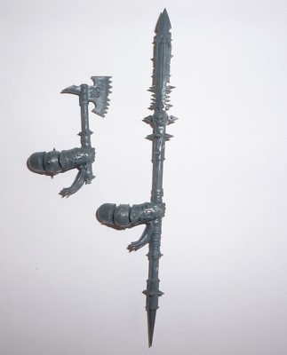 Warhammer Blades of Khorne Skullcrushers Lance and Axe B [Bits]