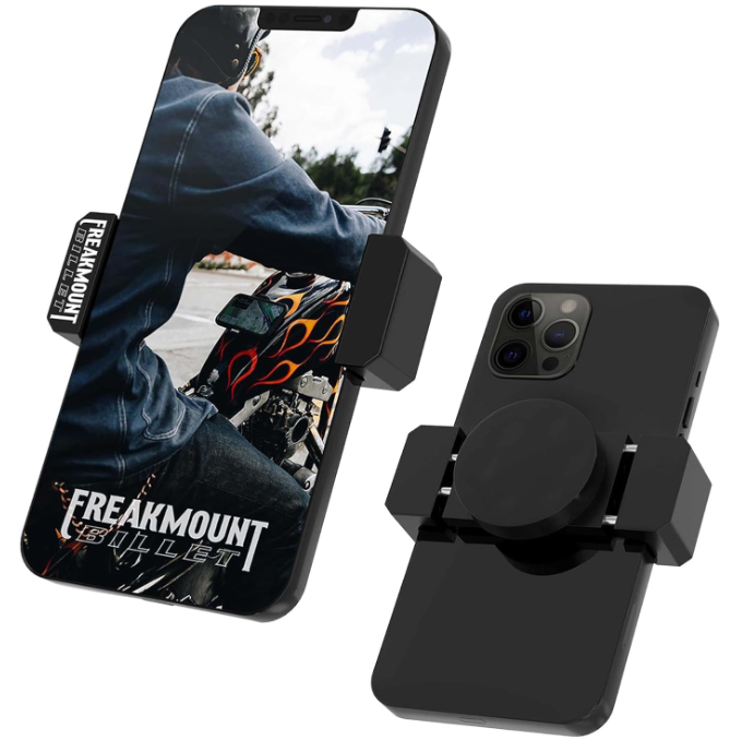 BILLET SMARTPHONE HOLDER　 #BLACK FREAKMOUNT Billet Magnetic Phone Mount - Billet Solid