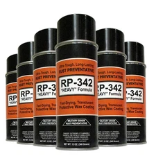 6-Cans - COSMOLINE MILITARY-GRADE "Heavy" Spray Rust Preventive RP-342