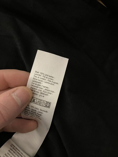Jack & Jones Vintage Biker Lederjacke Echt Leder Nr 4 Gr M - Bild 7 von 12