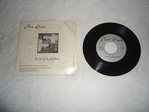 PORT SAID-INDIAN OCEAN, VOYAGE 2 1981 INDIE LABEL 45 PS-001 EX VG+ MINIMAL SYNTH - Picture 2 of 2