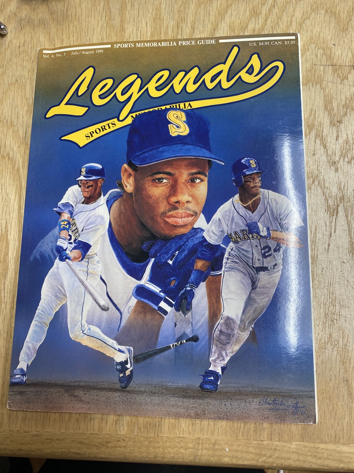 1991 Legends Sports Memorabilia Price Guide Ken Griffey Jr. Cover eBay