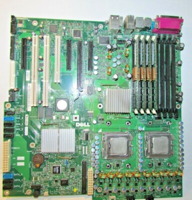 Dell Intel Dual Socket 771 Motherboard 0DT029 WITH DUAL XEON 5060 4GB RAM  - Main Image