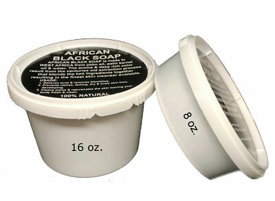 #ad Raw African Black Soap Paste 100% Pure Natural Unrefined Organic Ghana BULK SIZE $22.95