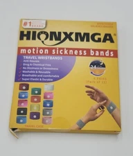 Motion Sickness Bands Nausea Wristbands 6 Pairs Colors New