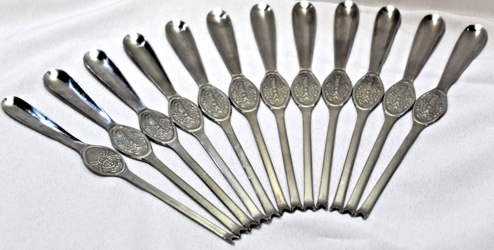 12x Stainless Steel Japan Lobster Picks 8” Seafood Crab Forks Cutlery Tools 20cm - Image 2 of 4