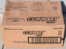 Combat Max Source Kill Ant Báit Killing Indoor Outdoor Lot of 12 - 6 Station Pac