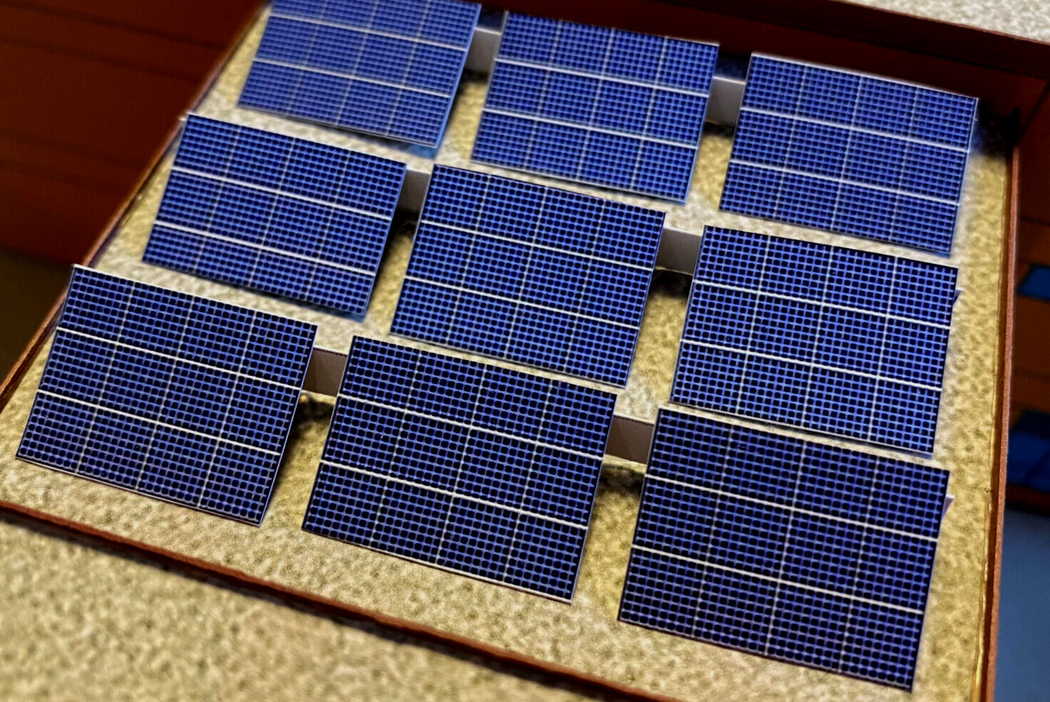 HO/1:87 células solares/paneles solares kit de modelo de cartón