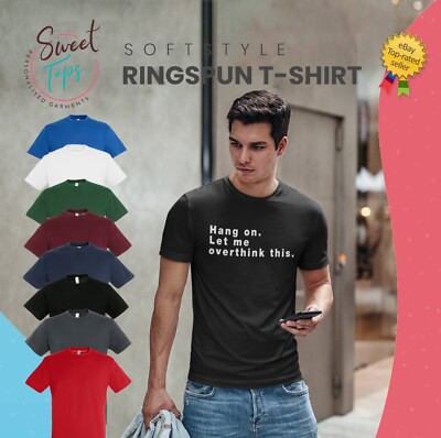 HANG ON. LET ME OVER THIS INSPIRED MALE ADULTS T-SHIRT | GESCHENK | GEBURTSTAG 