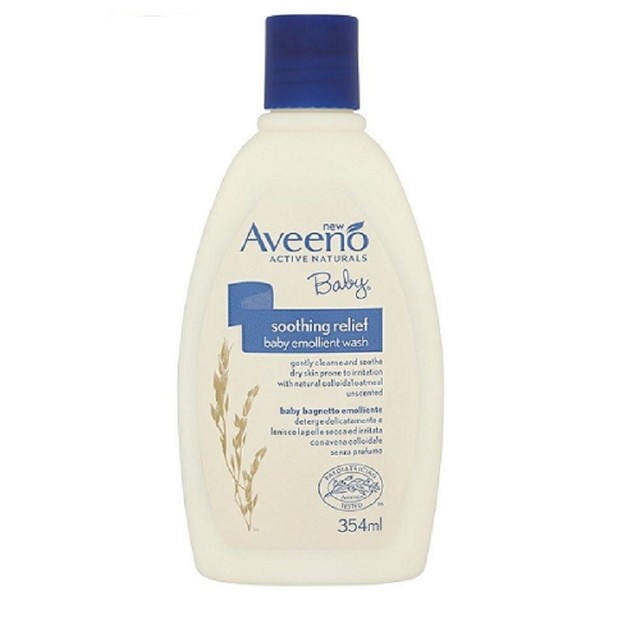 aveeno soothing relief baby emollient wash