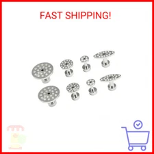 WHDZ Paintless Dent Repair Tool 8pcs Aluminum Glue Puller Tabs Paintless Dent Re