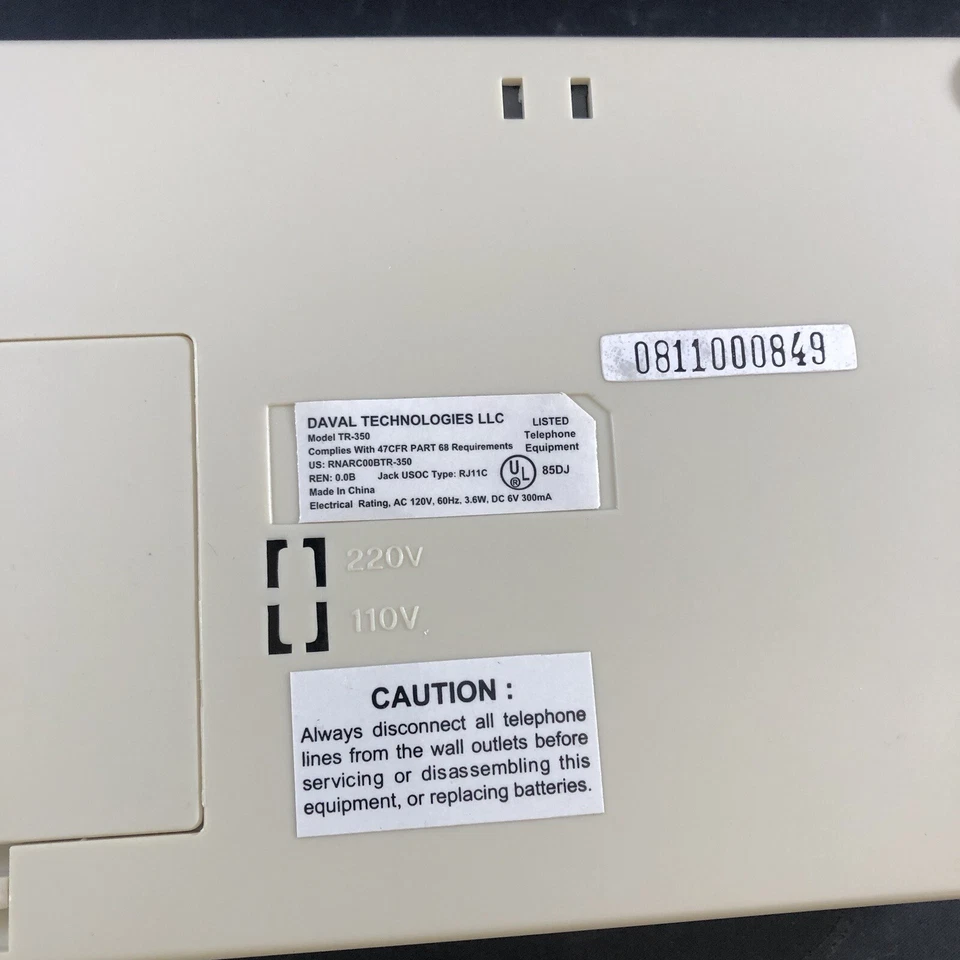 Bellsonecor TR350 2 Speed Automatic Telephone Recording System VA8 - Image 2 of 4