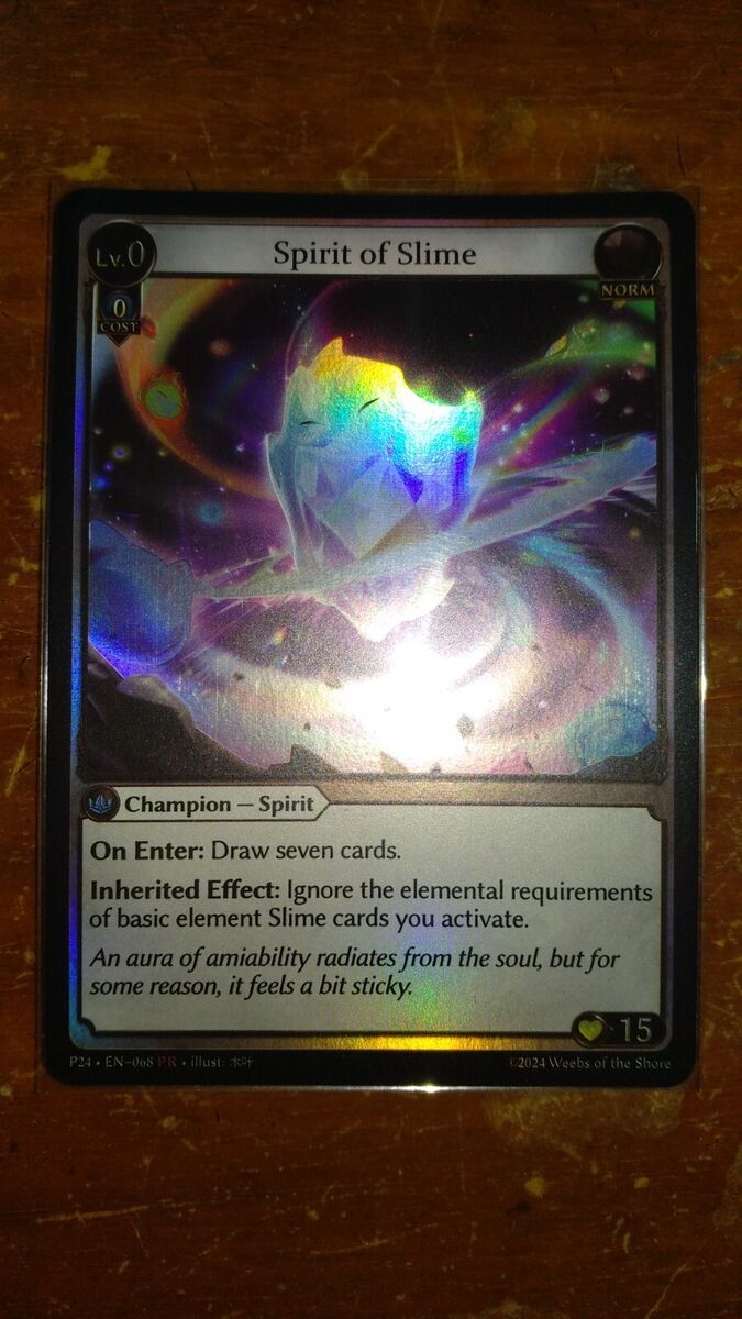 Grand Archive GATCG MRC Spirit of Slime Foil Regionals Grand Archive GATCG MRC Spirit of Slime Foil Regionals