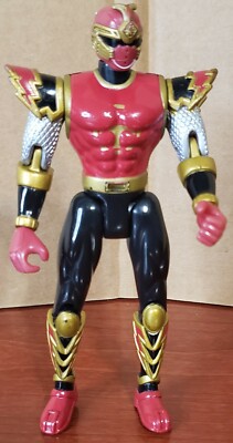 Power Rangers Ninja Storm Red Crimson Thunder 6'' Action Figure 2002