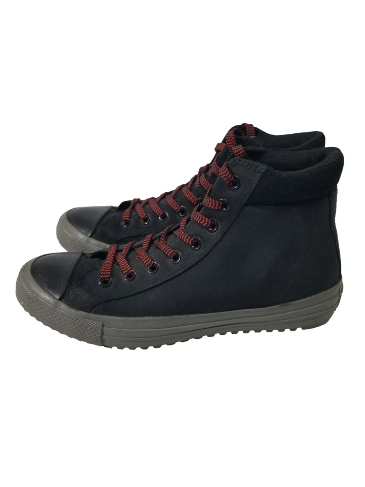 Converse All Star Chuck Taylor  Sneakers Black Red PC Hi 153672C Women 11 Mens 9 - Image 3 of 4