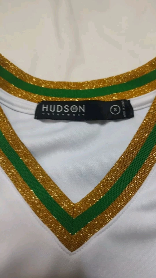 HUDSON OUTERWEAR CARTEL White Gold JERSEY SHIRT SZ MENS SMALL - Image 4 of 4