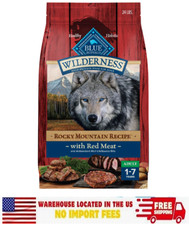 Blue Buffalo Wilderness Rocky Mountain Recipe Red Meat Dry Dog Food,24lb
