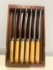 Vintage Mottershaw and Rowe Sheffield Knife Set of 6 in box “The Perfect Cutter" — photo 2