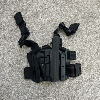 GOOD  BlackHawk C1370 2100072 Level 3 Drop Leg Holster 430604BK-R M92/96/M9/M9A1