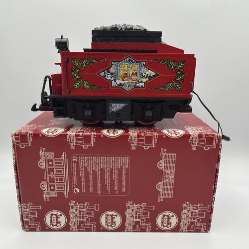 LGB 69372 COCHE TIERNO DE CARBÓN NAVIDAD CON SONIDO EN CAJA | Condition: Used