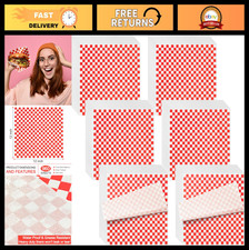 960 Deli Wax Paper Sheets 12"x12" Checkered Sandwich Wraps, Food Basket Liners,
