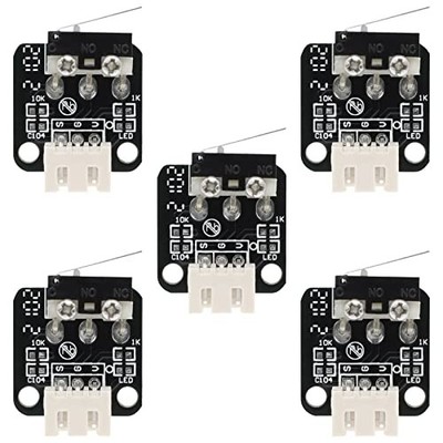 3D Printer Part End Stop Limit Switch，5 Pcs Micro Mechanical Switch 3 Pin 