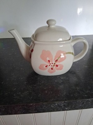 Corelle Coordinates Pretty Pink Ceramic Tea Pot 45 Oz