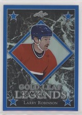2017-18 Leaf Gold Leaf Legends Blue 9/10 Larry Robinson #GLL-33 HOF 0c3