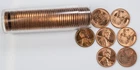 1958-D Lincoln Wheat Cent BU Penny Roll 1c