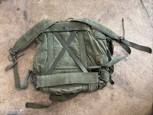 Original Vietnam War USGI USMC ARVN Rucksack Ranger Canvas Backpack ...