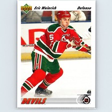 1991-92 Upper Deck - Eric Weinrich #344 - New Jersey Devils