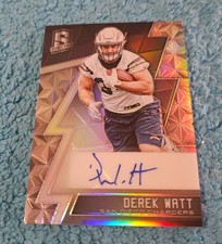 2016 Spectra Derek Watt San Diego Chargers Autograph Holo Prizm 25/199 #233