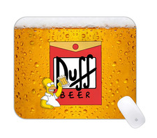 Homer Duff Beer Funny Cartoon Desk Mat Non-Slip Gaming Mouse Pad