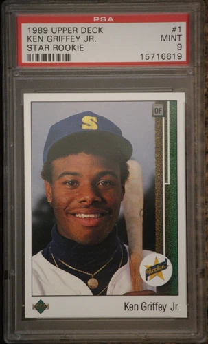 1989 UD STAR RC #1 KEN GRIFFEY JR. ROOKIE RC PSA 9