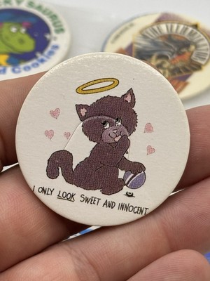 Rare!!! POG, CAT HALO ANGEL - 90s Retro Toy/Vintage  I Look Sweet And Innocent 